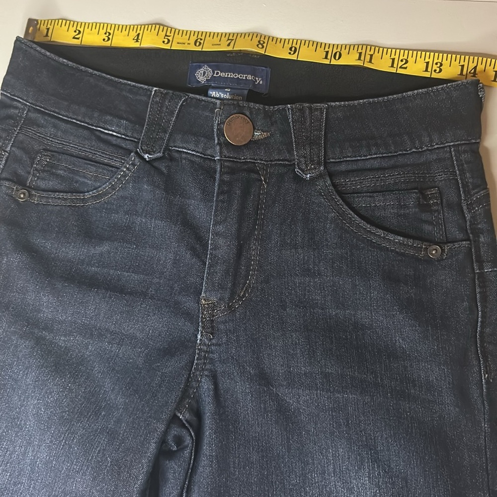 DEMOCRACY "Ab"solution® Booty Lift Jegging Dark Indigo Jeans Women’s Size 2 - Picture 9 of 12